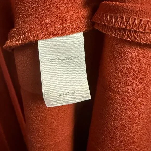 J Jill Deep Woven Sunburst Pleated Midi Dress Size L - Picture 5 of 5